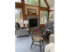 Living Room with propane fireplace 